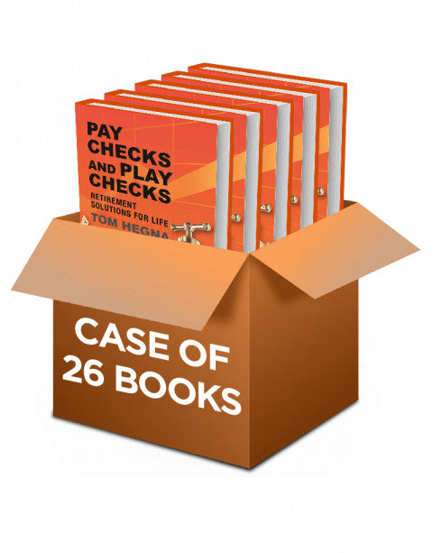 Case Of Paychecks and Playchecks: Retirement Solutions For Life Hardcover Books