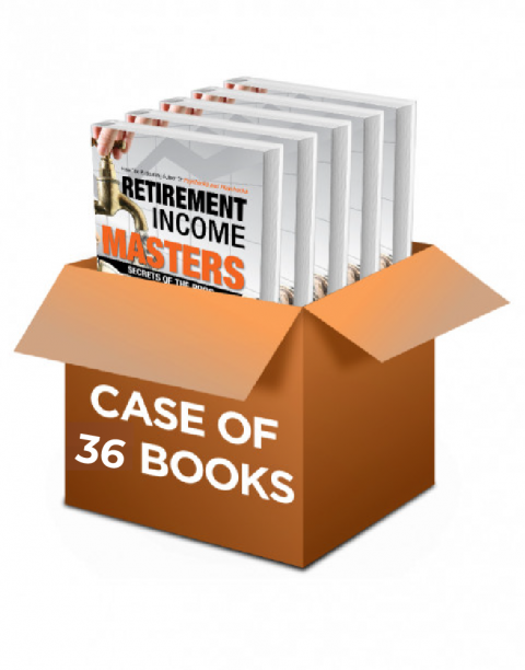 Case Of Retirement Income Masters: Secrets Of The Pros Hardcover Books